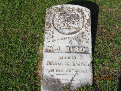 Bird, Richard J, Mount Zion Cemetery, Ashley Co, AR.jpg
