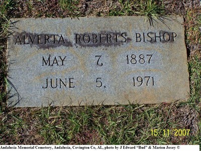 Bishop, Alverta Roberts, Andalusia Memorial Cem, Covington Co, AL.jpg