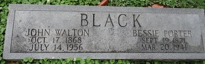 Black, John W & Bessie Porter, Rose Hill Cem, Maury Co, TN.jpg