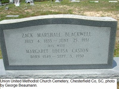 Blackwell, Zack & Margaret Caston, Union U M Cem, Chesterfield Co, SC.jpg