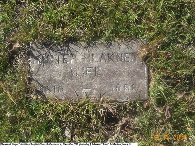 Blakney, Hester W.O. A.J, Pleasant Hope Cemetery, Cass Co, TX 101.jpg