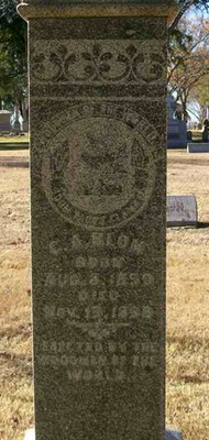 Blom, Carl A, Oakwood Cemetery, McLennon Co, TX.jpg