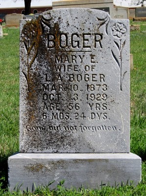 Boger, Mary Jones, Greenlawn Cemetery, Rowan Co, NC.jpg