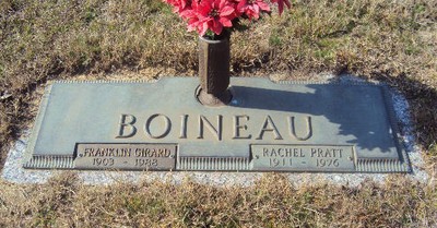 Boineau, Franklin & Rachel Pratt, Memorial Cem, Orangeburg Co, SC.jpg