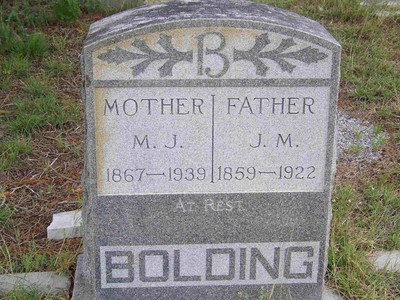 Bolding, John M & Mary Free, Rising Star Cemetery, Eastland Co, TX.jpg