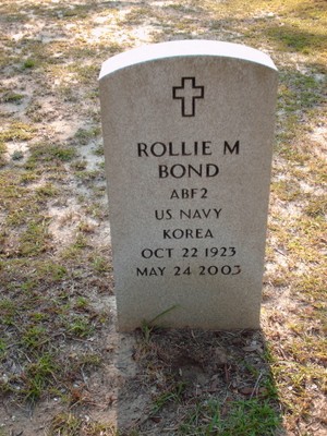Bond, Rollie M, Howell Cemetery, George Co, MS.jpg