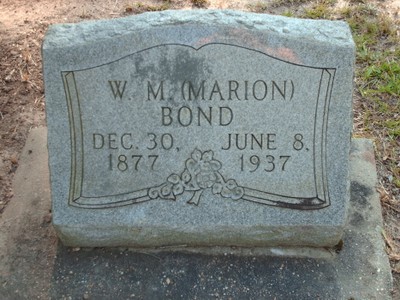 Bond, William Marion, Howell Cemetery, George Co, MS.jpg