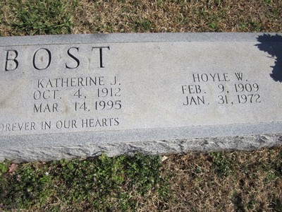 Bost, Hoyle & Katherine Josey, Chestnut Hill Cemetery, Rowan Co, NC.jpg