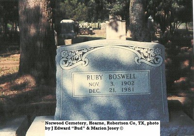 Boswell, Ruby Lee Josey, Norwood Cem, Robertson Co, TX.jpg