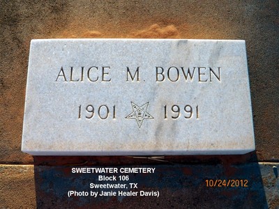 Bowen, Alace Johnson Majors, Sweetwater Cem, Nolan Co, TX.jpg
