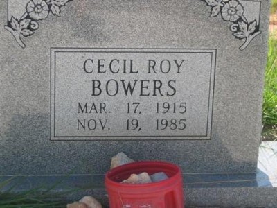 Bowers, Cecil Roy, Hext Cemetery, Menard Co, TX.jpg
