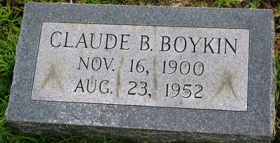 Boykin, Claud B, Beulah Cemetery, Kershaw Co, SC.jpg