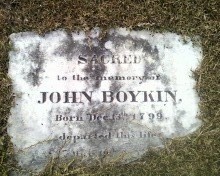 Boykin, John Alexander, Piedmont Cemetery, Lee Co, SC.jpg
