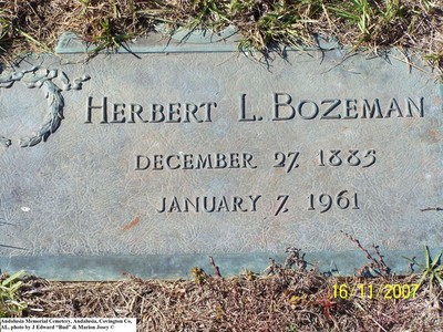 Bozeman, Herbert L, Andalusia Memorial Cem, Covington Co, AL.jpg
