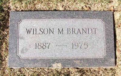 Brandt, Wilson M, Memorial Park Cem, Reno Co, KA.jpg