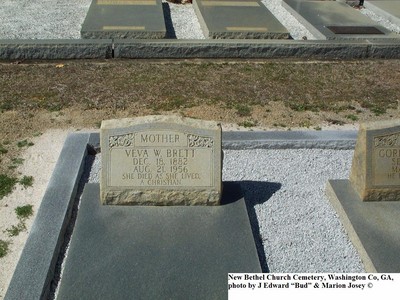 Brett, Veva Waller, New Bethel Church Cem, Washington Co, GA.jpg