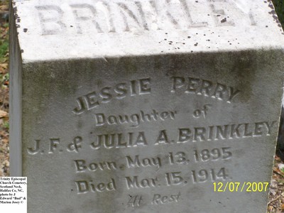 Brinkley, Jessie Perry,  Trinity Cem, Scotland Neck, Halifax Co, NC.jpg