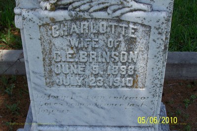 Brinson, Charlotte, Bartow City Cem, Jefferson Co, GA.JPG