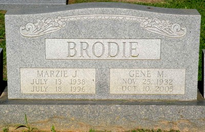 Brodie, Gene M & Neta Marzie Josey, Southlawn Cem, Aiken Co, SC.jpg