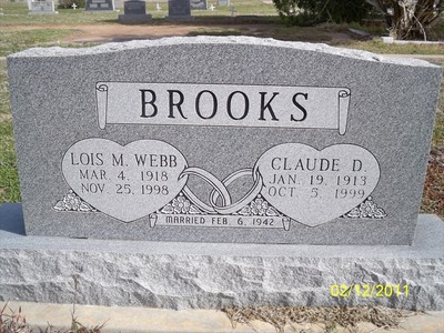 Brooks, Claude D & Lois M Webb, Goodlett Cem, Hardeman Co, TX.jpg