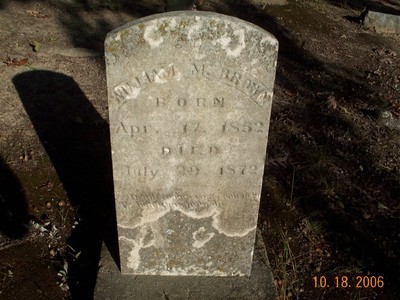 Brown William M, Brown Cemetery, Doddridge, Miller Co, AR.jpg