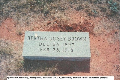Brown, Bertha Josey, Sylvester Cem, Fisher Co, TX.jpg