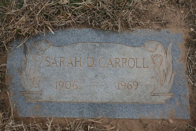 Carroll, Sarah D, Aurora Cemetery, Wise Co, TX.jpg