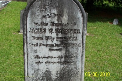 Carswell, James W, Bartow City Cem, Jefferson Co, GA.JPG