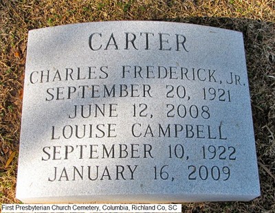 Carter, Charles F & Louise Campbell, First Presby Cem, Richland Co, SC.jpg