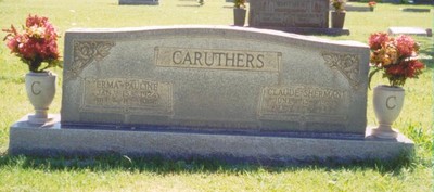 Caruthers, Claude S & Erma Pauline, South Park Cem, Chaves Co, NM.jpg