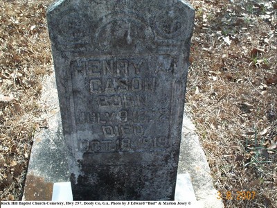Cason, Henry A, Rock Hill Baptist Church Cem, Dooly Co, GA.jpg