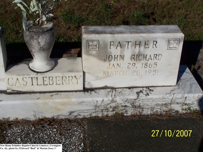 Castleberry, John R, New Home Primitive Baptist Cem, Covington Co, AL.jpg