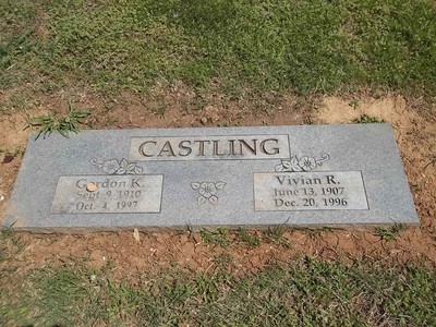 Castling, Gordon Kyle & Vivian Russell Litz, Rose Lawn Cem, Sebastian Co, AR.jpg