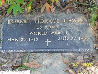 Cawley, Robert Horace, Heath Church of Christ Cemetery, Heath, Covington Co, AL 027.jpg