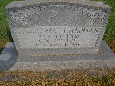 Chapman, Carrie Mae Sharpe, Fern Hill Cem, Iredell Co, NC.jpg
