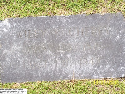 Cherry, Wiley R, Trinity Cem, Scotland Neck, Halifax Co, NC.jpg