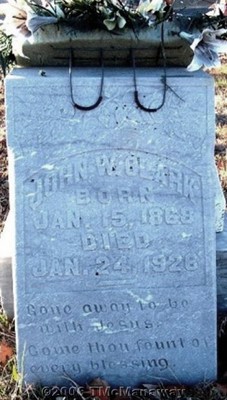 Clark, John Wilson, Smiths Chapel Cem, Cabarrus Co, NC.jpg
