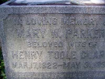Clark, Mary Weeks Parker, Calvary Church Cem, Edgecombe Co, NC.jpg