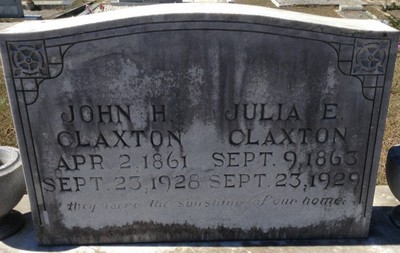 Claxton, John Henry & Julia Elizabeth Dukes, Harmony Cem, Treutlen Co, GA.jpeg