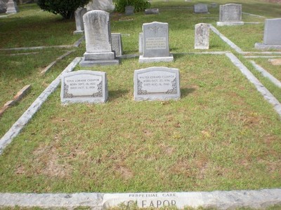 Cleapor, Walter G & Annie Lavania Hendricks, Magnolia Cem, Charleston Co, SC.jpg