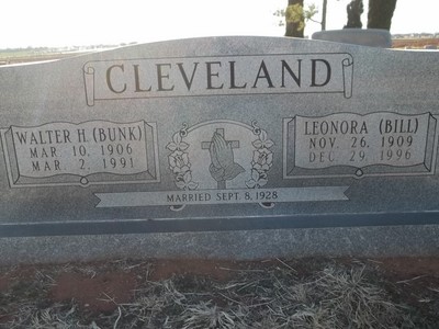 Cleveland, Walter Harden & Docia Lenora Williamson, Belvieu Cem, Fisher Co, TX.jpg