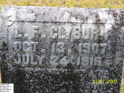 Clyburn, Lewis Furman, Turkey Creek CemLee Co, SC.jpg
