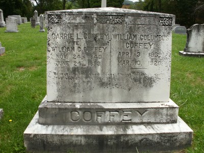 Coffey, William C & Carrie Curtis, Boone Cem, Watauga Co, NC.jpg