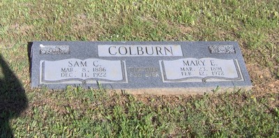 Colburn, Sam C & Mary E Dorney, Hartman Cem, Johnson Co, AR.jpg