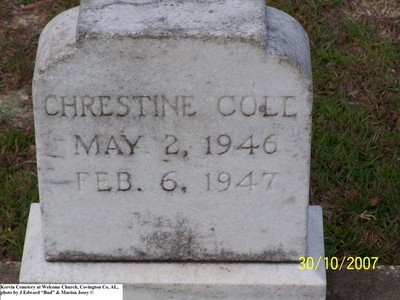 Cole, Chrestine, Kervin Cem, Covington Co, AL.jpg