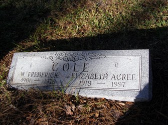 Cole, Frederick & Elizabeth Acree, Pine Forest Cemetery, Lake Co, FL.jpg