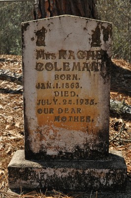 Coleman, Rachel Hayes, Colemans Chapel Cemetery, Emanuel Co, GA.jpg