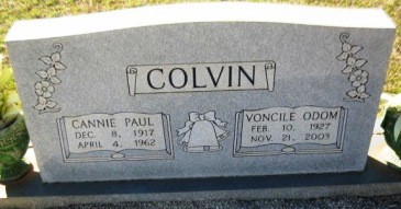 Colvin, Cannie P & Voncile Odom, Vira Cruz Cem, Covington Co, AL.jpg