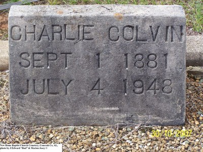 Colvin, Charlie Henry, New Home Baptist Church Cemetery, Conecuh Co, AL.jpg