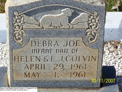 Colvin, Debra Joe, Pigeon Creek Baptist Cem, Covington Co, AL.jpg